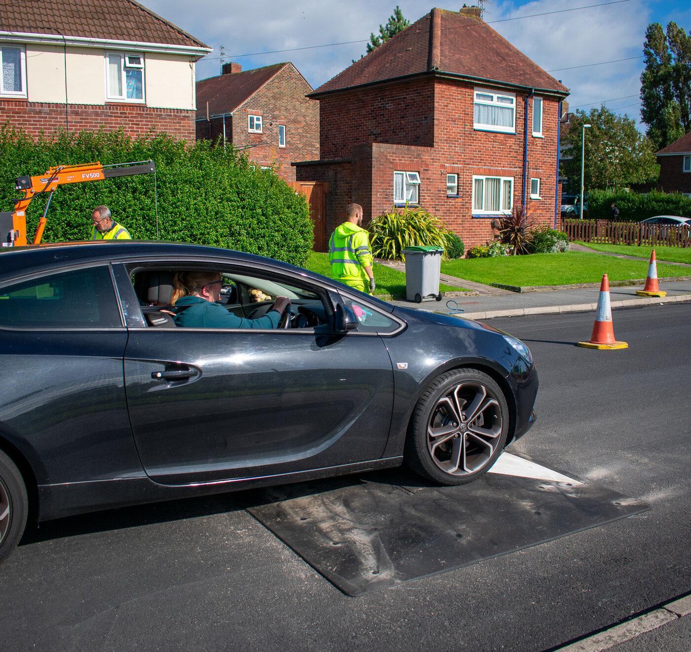 Les coussins de vitesse de Blackpool sont terminés