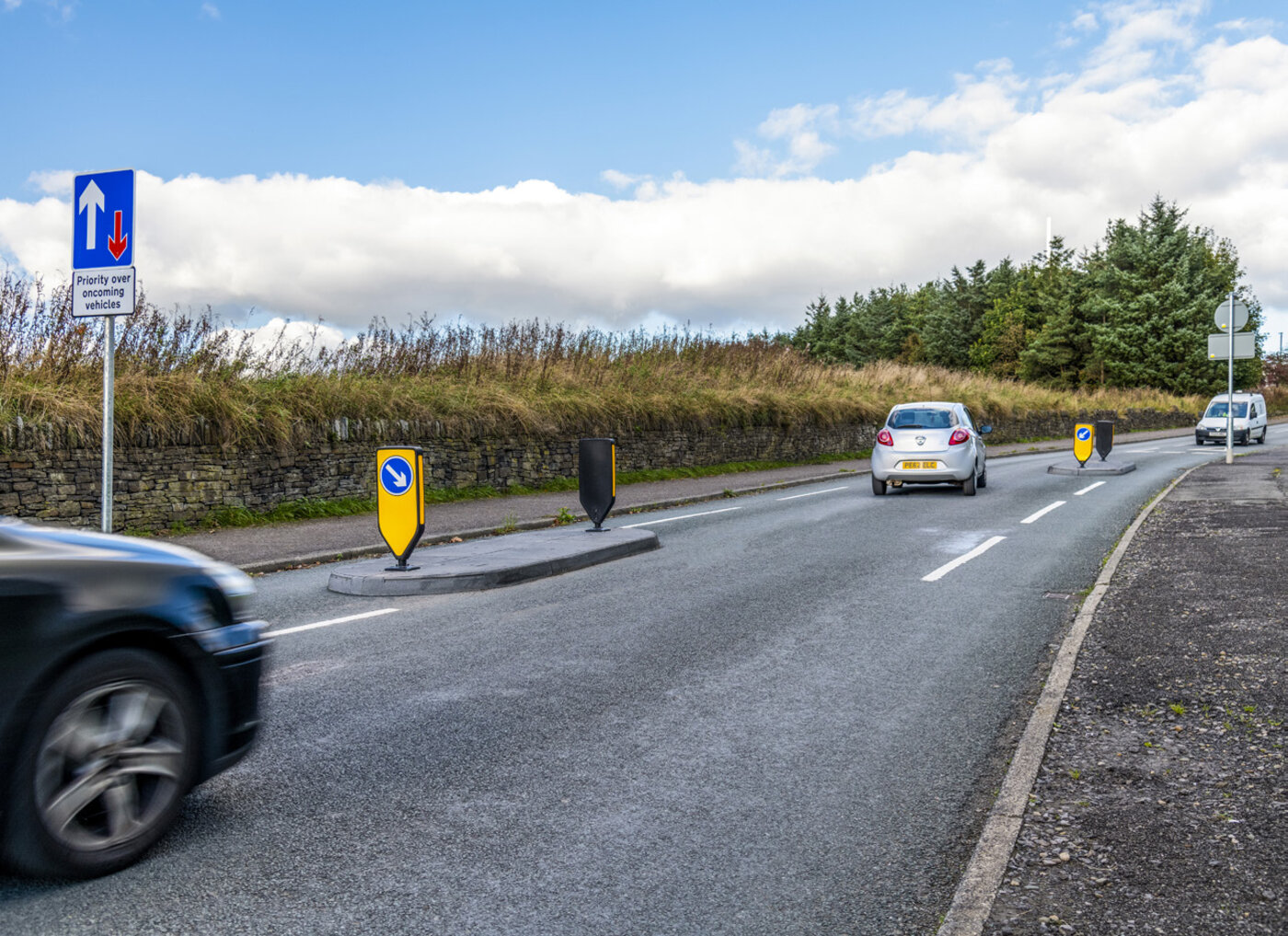 Pole Lane before chicane installation